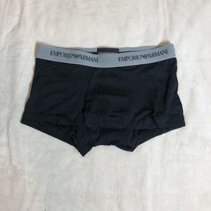 Emporio Armani Black Boxer Briefs Size S